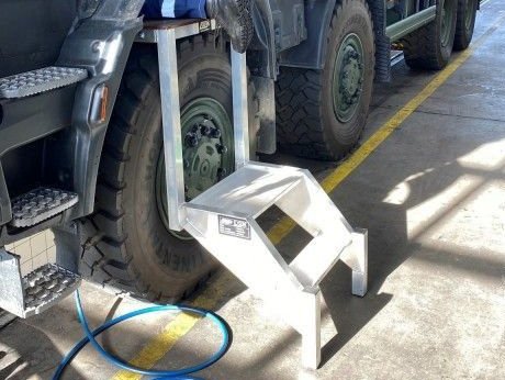 Truck Wheel Access Step