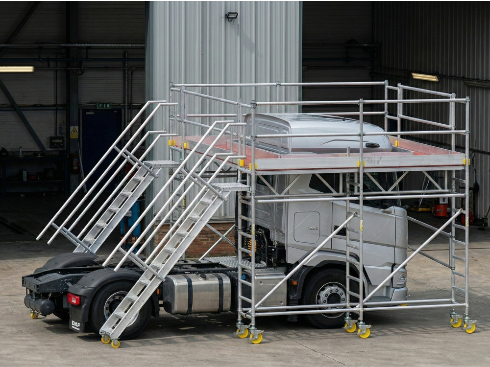 Steiger t.b.v. truckcabine