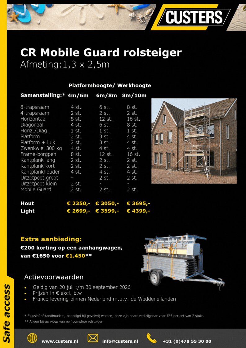 De Custers® CR Collectie ‎‎ ‎ ‎‎ ‎ ‎ ‎ ‎ ‎ Topkwaliteit voor een topprijs!