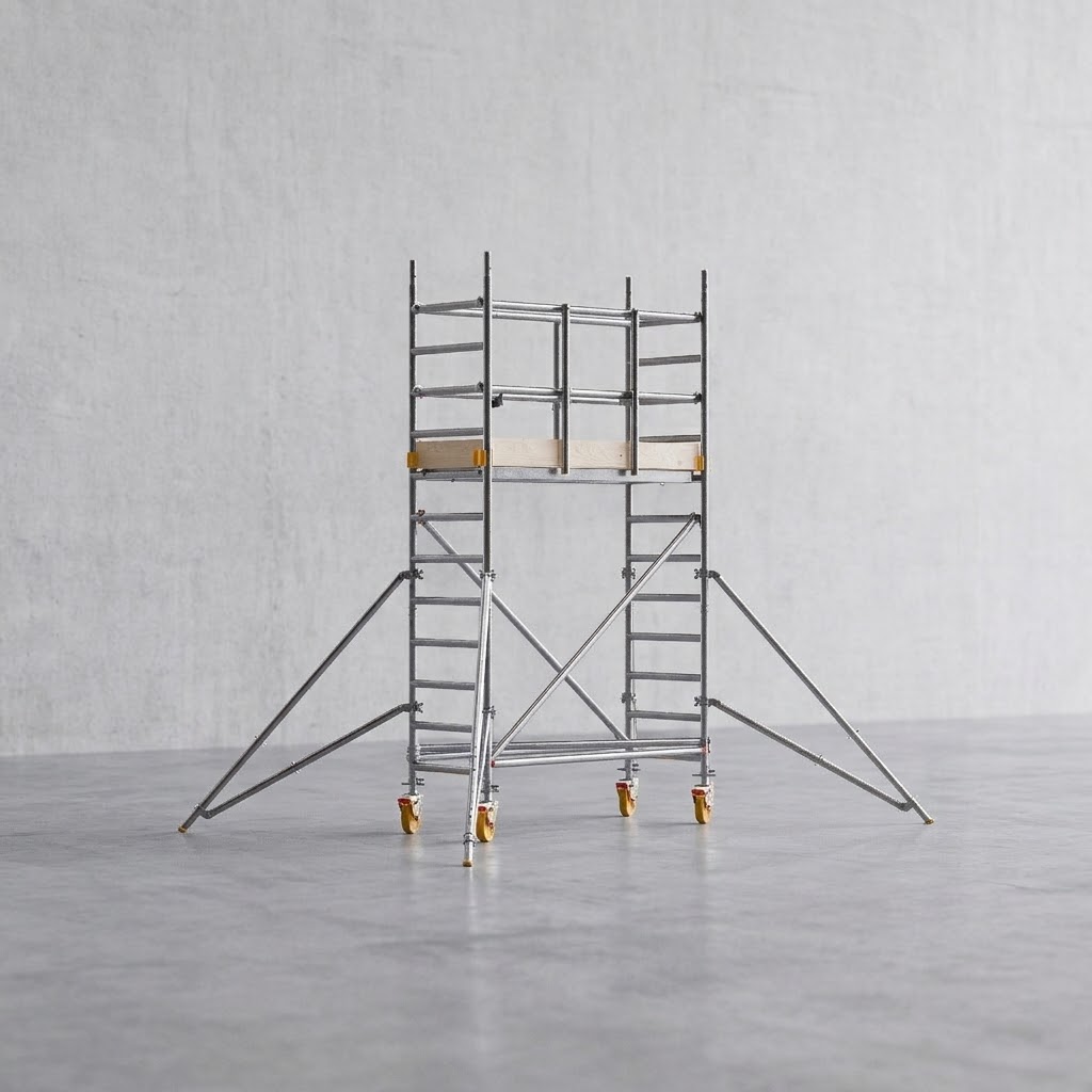 CUSTERS CR Mobile Guard smalle aluminium rolsteiger 70x180 cm - 4 meter
