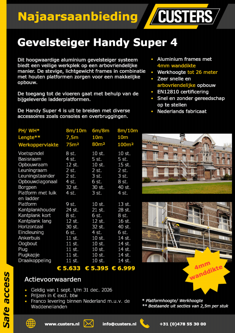 De Custers® CR Collectie ‎‎ ‎ ‎‎ ‎ ‎ ‎ ‎ ‎ Topkwaliteit voor een topprijs!